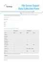 Fileserver Export - Data Collection Form