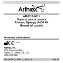 Soporte para la cámara TRIMANO Synergy UHD4 4K Manual del usuario