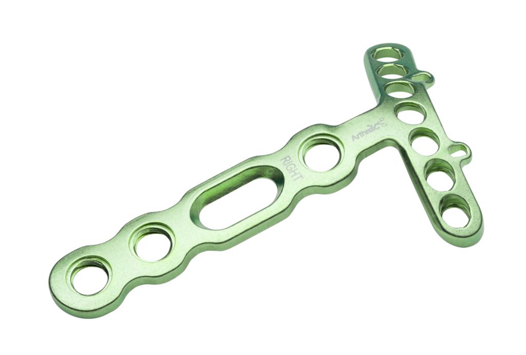 Arthrex Dorsal Distal Radius Plate, Standard, Right, 4 Hole AR