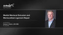 Medial Meniscal Extrusion and Meniscotibial Ligament Repair